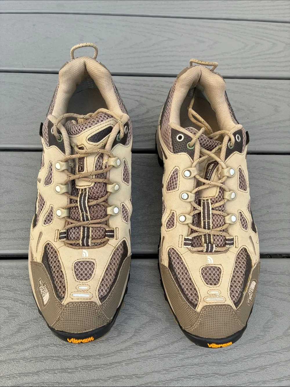 The North Face Women's Single Track II Hiking Shoes Beige/Tan Size 11